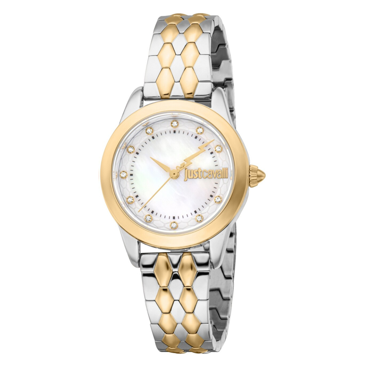MONTRE JUST CAVALI FEMME SIMPLE ACIER